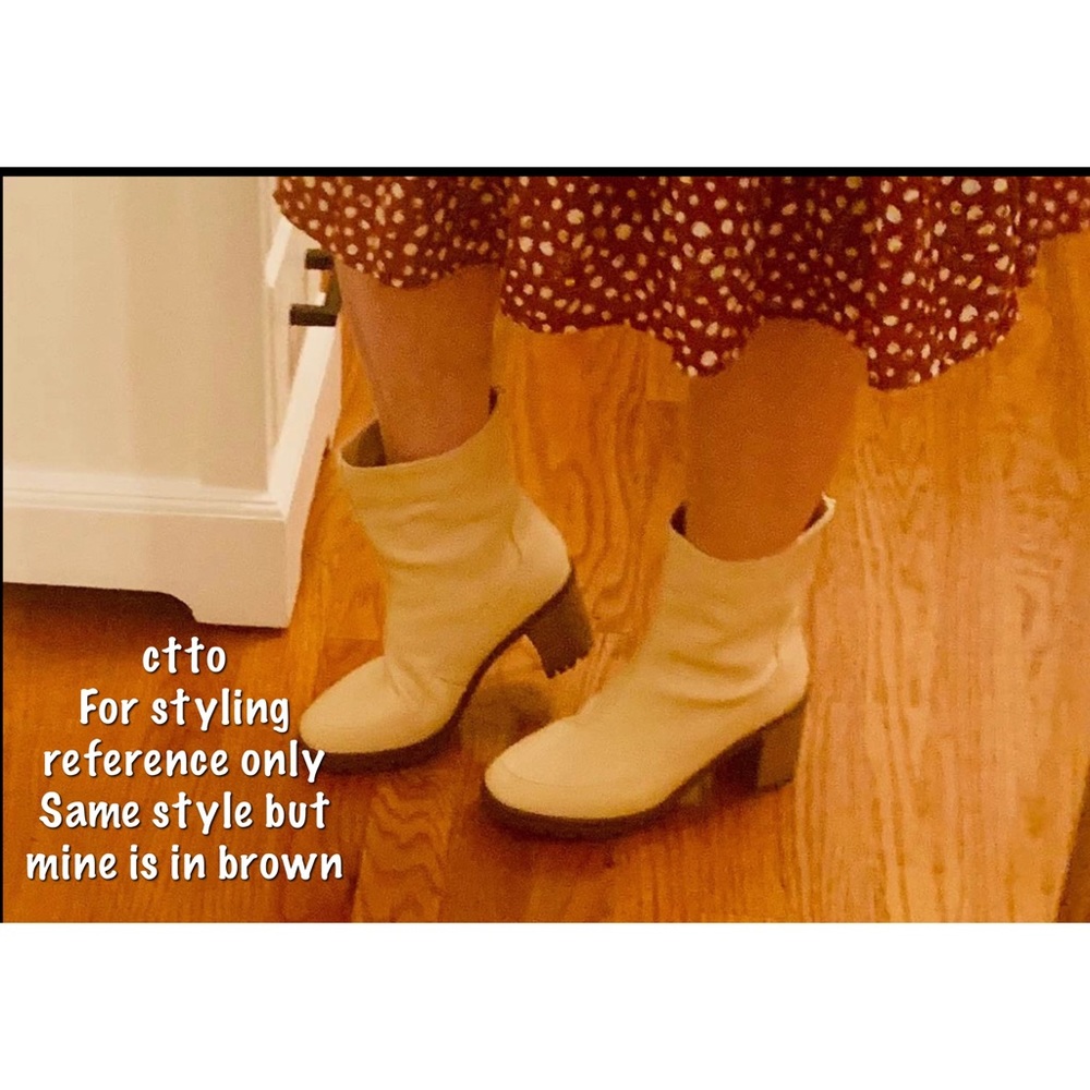 👯‍♀️Host Pick⚡️Chunky Heel Back Zip Ankle Boots - Picture 3 of 15